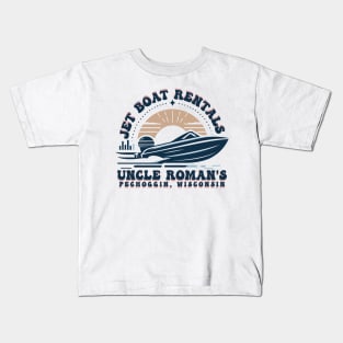 Jet Boat Rental // Uncle Roman Kids T-Shirt